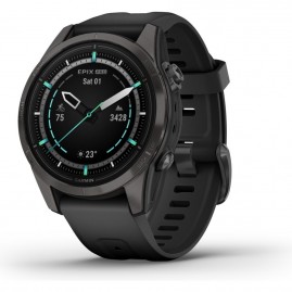 Часы GARMIN EPIX PRO (GEN 2) – SAPPHIRE EDITION CARBON GRAY DLC TITANIUM WITH BLACK BAND 42 мм Часы GARMIN EPIX PRO (GEN 2) – SAPPHIRE EDITION CARBON GRAY DLC TITANIUM WITH BLACK BAND 42 мм