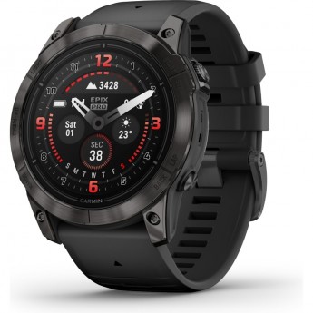 Часы GARMIN EPIX PRO (GEN 2) – SAPPHIRE EDITION CARBON GRAY DLC TITANIUM WITH BLACK BAND 51 мм Часы GARMIN EPIX PRO (GEN 2) – SAPPHIRE EDITION CARBON GRAY DLC TITANIUM WITH BLACK BAND 51 мм