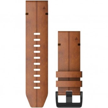 Ремешок для смарт часов GARMIN QUICKFIT 26MM BAND CHESTNUT LEATHER