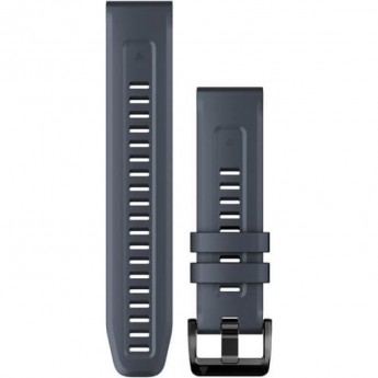 Ремешок GARMIN QUICKFIT 22 WATCH BANDS GRANITE BLUE SILICONE