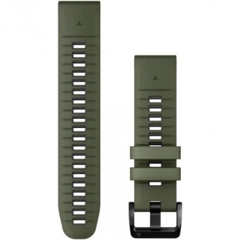 Ремешок GARMIN QUICKFIT 22 WATCH BANDS MOSS/GRAPHITE SILICONE