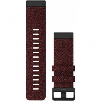 Ремешок сменный для GARMIN FENIX 6X 26MM HEATHERED RED NYLON Ремешок сменный для GARMIN FENIX 6X 26MM HEATHERED RED NYLON