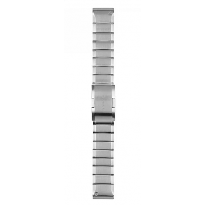 Ремешок сменный для GARMIN QUICKFIT 20MM, металлический (Cветло-серый) 010-12496-20