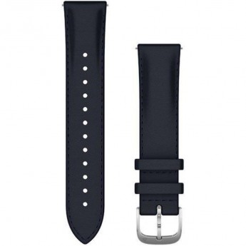 Ремешок сменный для GARMIN VIVOMOVE, LUXE, 20MM, LEATHER, SILVER, NAVY Ремешок сменный для GARMIN VIVOMOVE, LUXE, 20MM, LEATHER, SILVER, NAVY