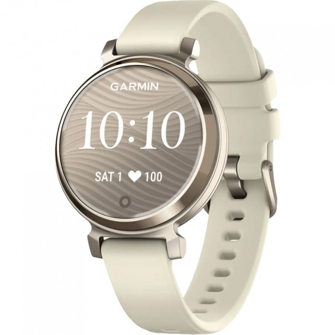 Смарт-часы GARMIN LILY 2, кремовое золото, силиконовый ремешок кокосового цвета 010-02839-00